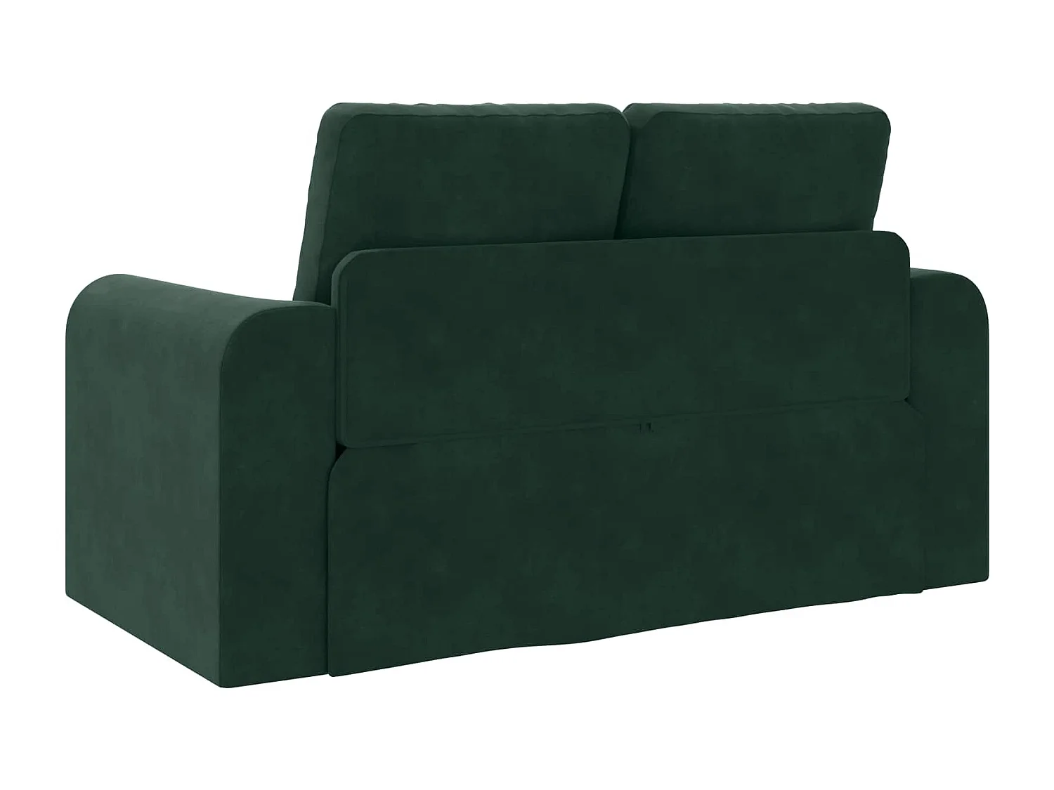 Canapé-Lit 60cm Vert foncé Velours