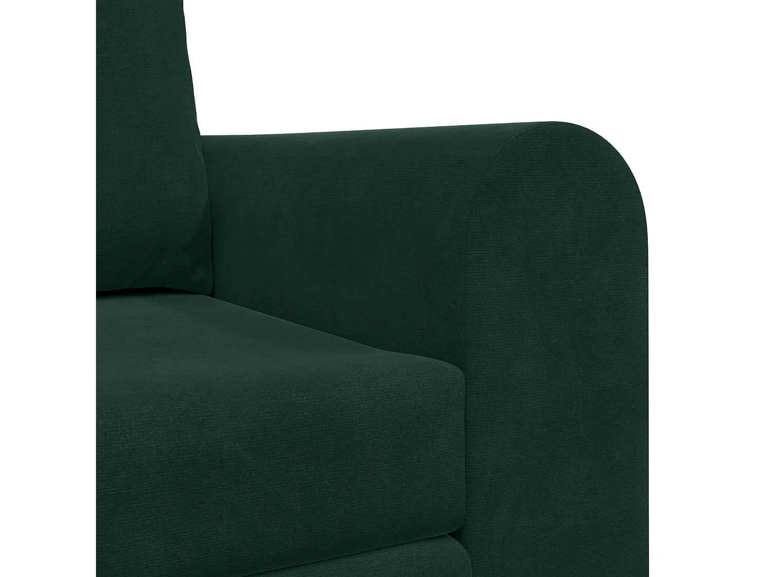 Canapé-Lit 60cm Vert foncé Velours