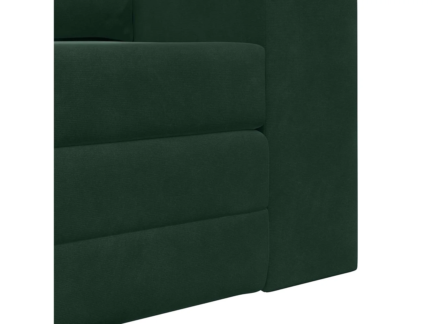 Canapé-Lit 60cm Vert foncé Velours