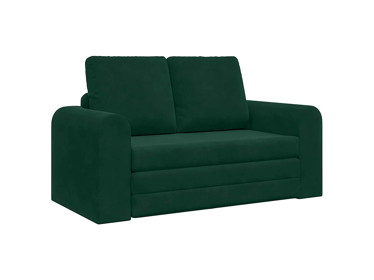 Canapé-Lit Vert foncé 148 x 71 x 83 cm Velours