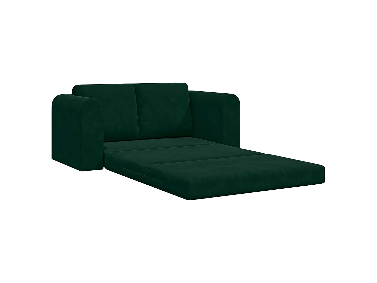 Canapé-Lit Vert foncé 148 x 71 x 83 cm Velours