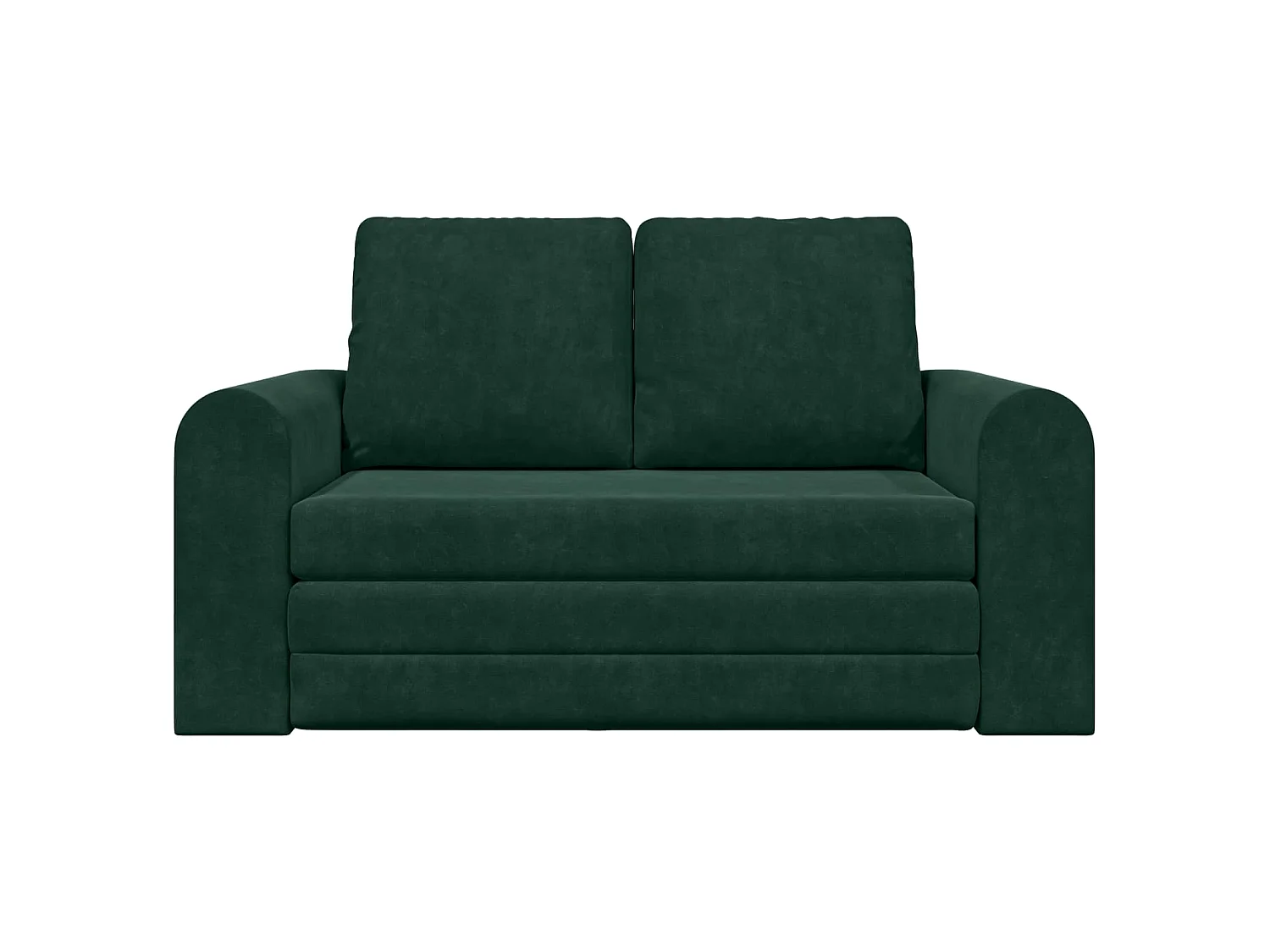 Canapé-Lit Vert foncé 148 x 71 x 83 cm Velours