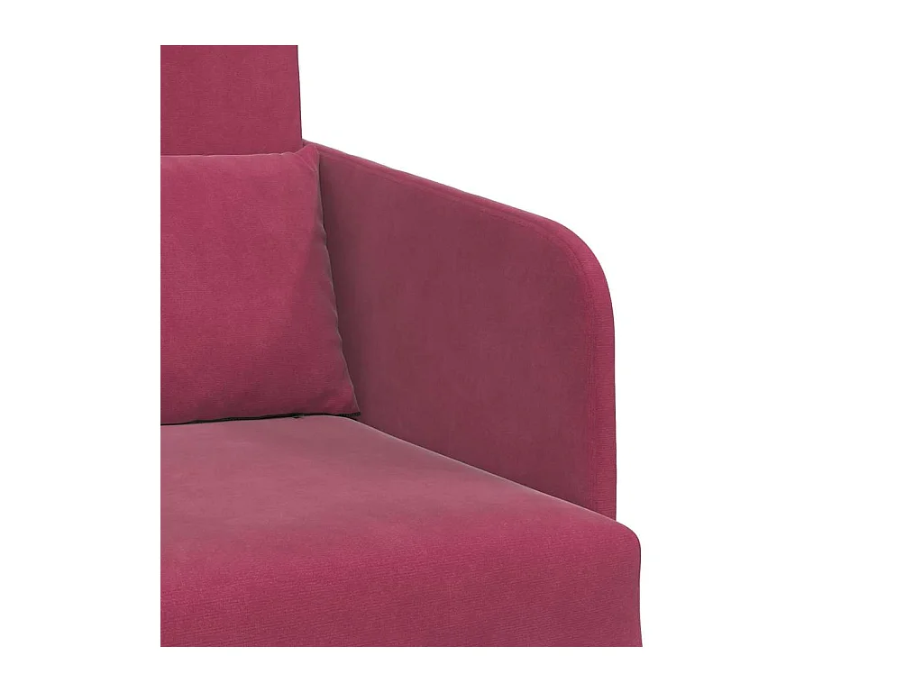 Canapé-Lit Bordeaux 65 x 80 x 83 cm Velours