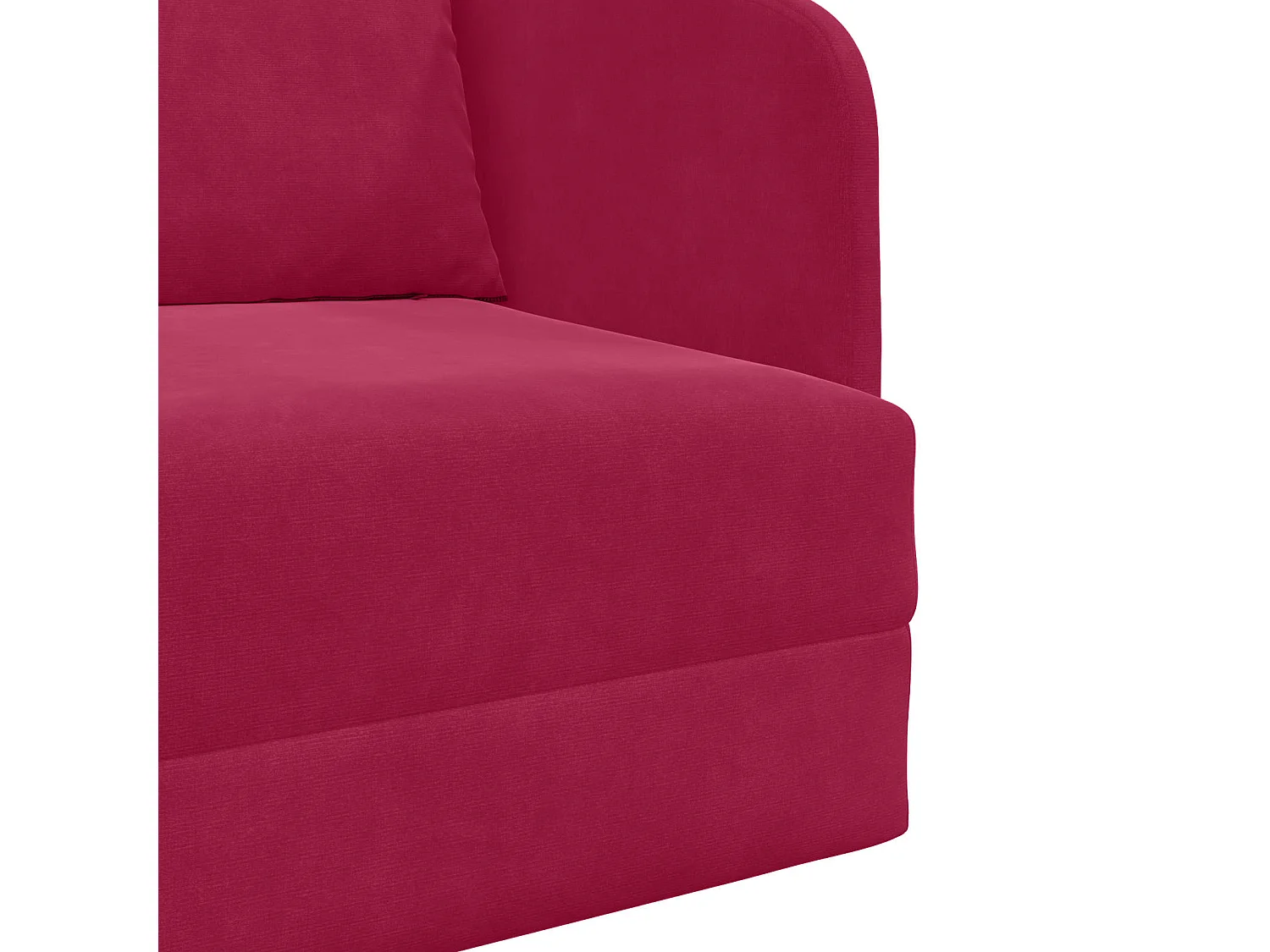 Schlafsofa Weinrot 65 x 80 x 83 cm Samt