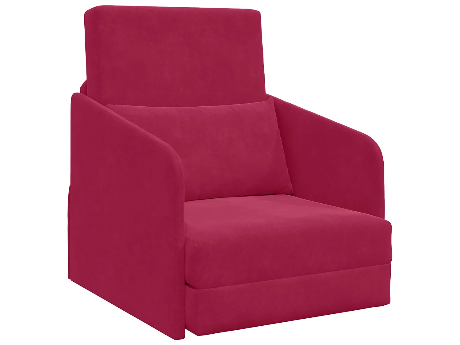 Canapé-Lit Bordeaux 65 x 80 x 83 cm Velours