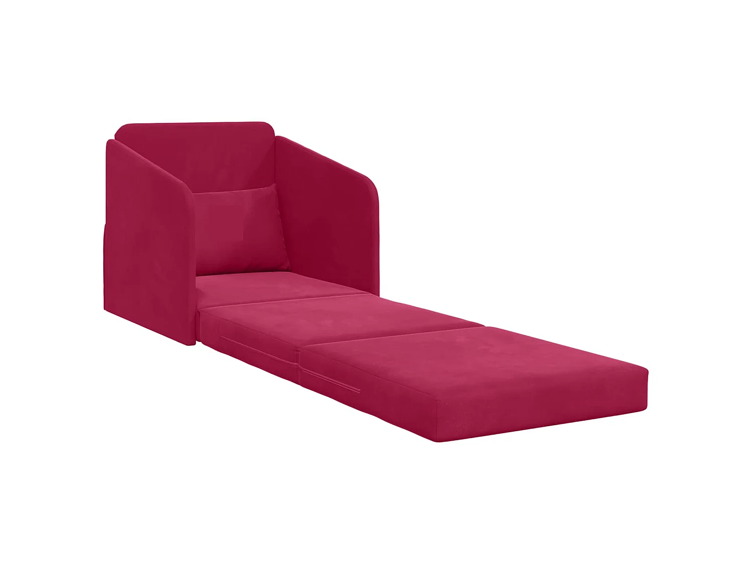 Canapé-Lit Bordeaux 65 x 80 x 83 cm Velours