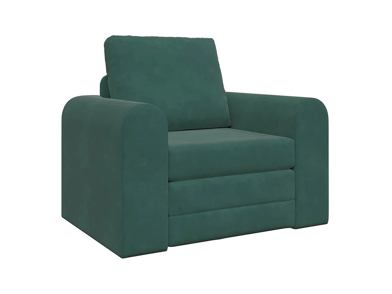 Canapé-Lit Vert foncé 98 x 71 x 83 cm Velours