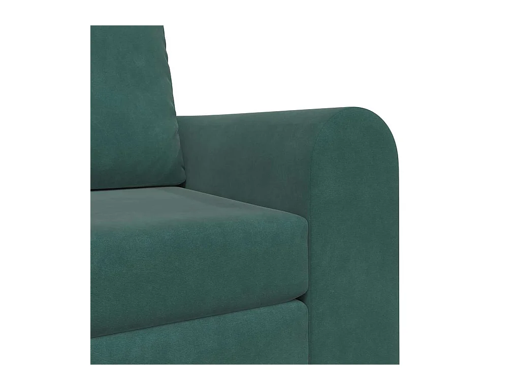 Canapé-Lit Vert foncé 98 x 71 x 83 cm Velours