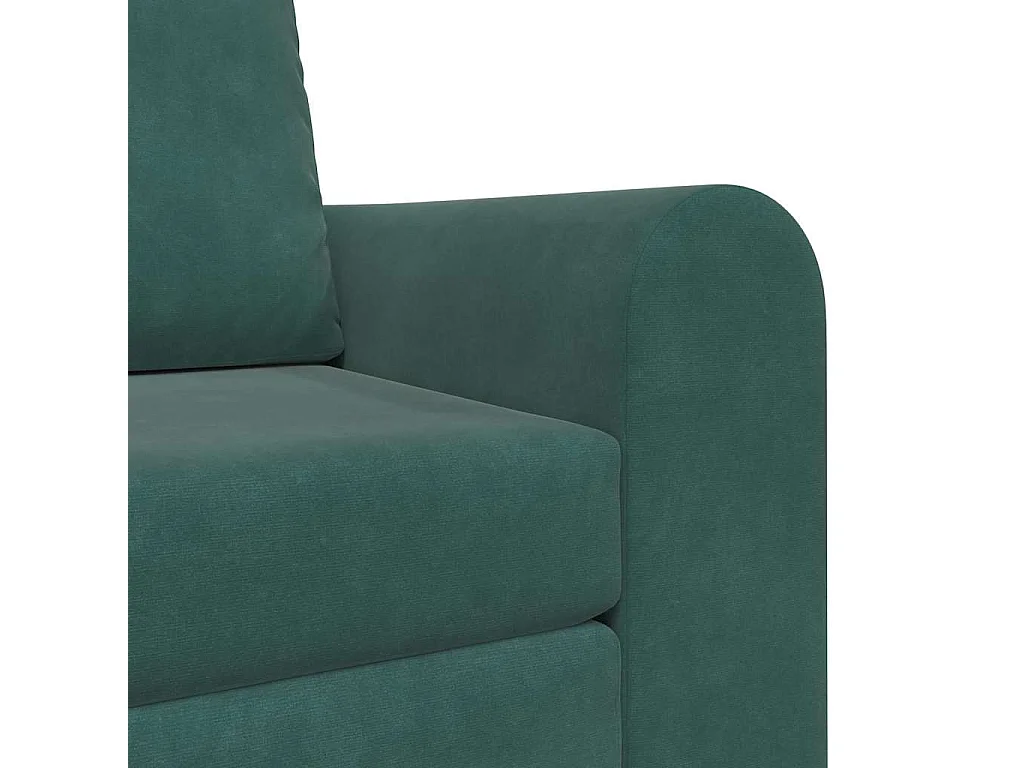 Sofá-Cama Verde Escuro 98 x 71 x 83 cm Veludo