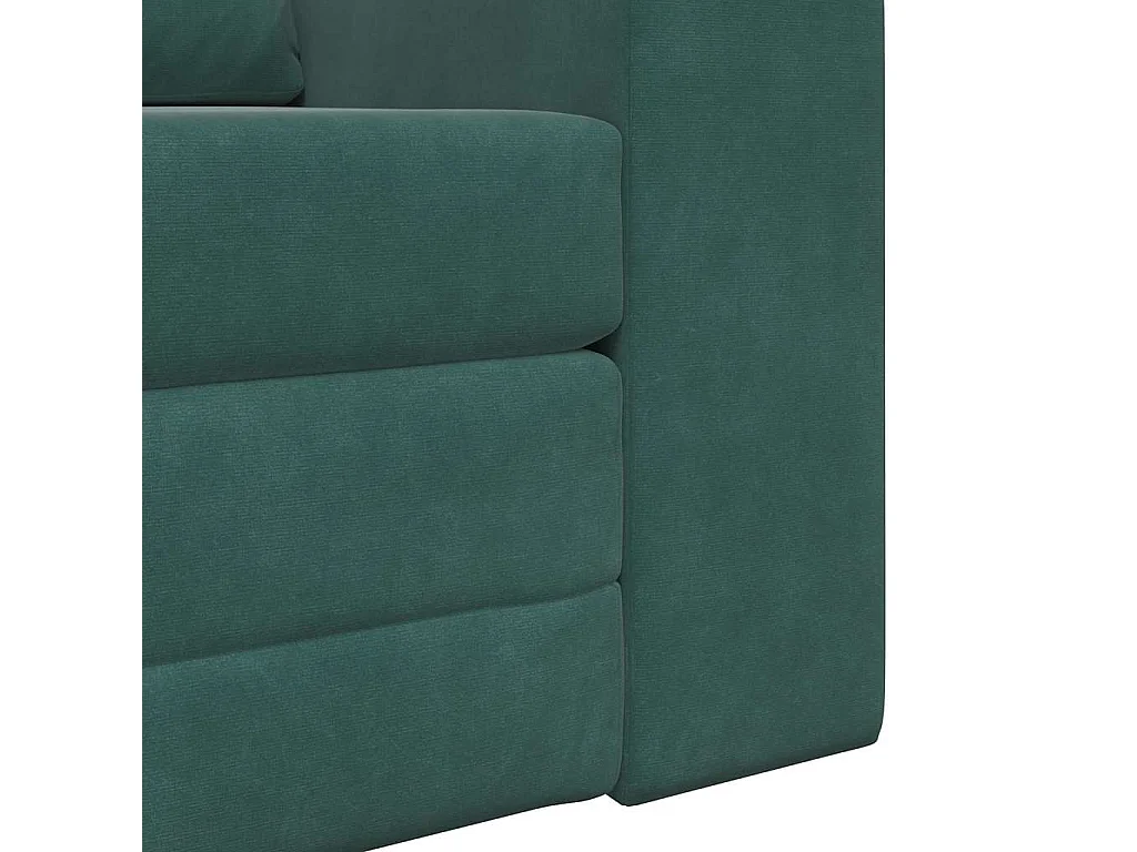 Sofá-Cama Verde Escuro 98 x 71 x 83 cm Veludo