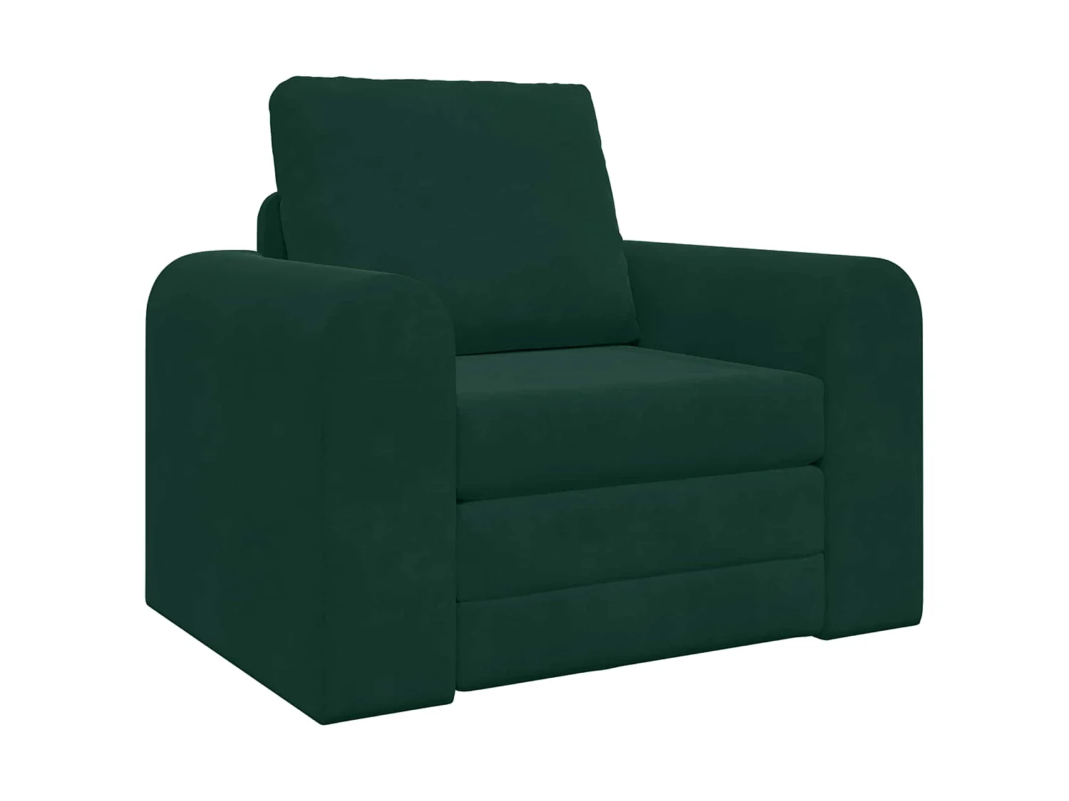 Canapé-Lit Vert foncé 98 x 71 x 83 cm Velours