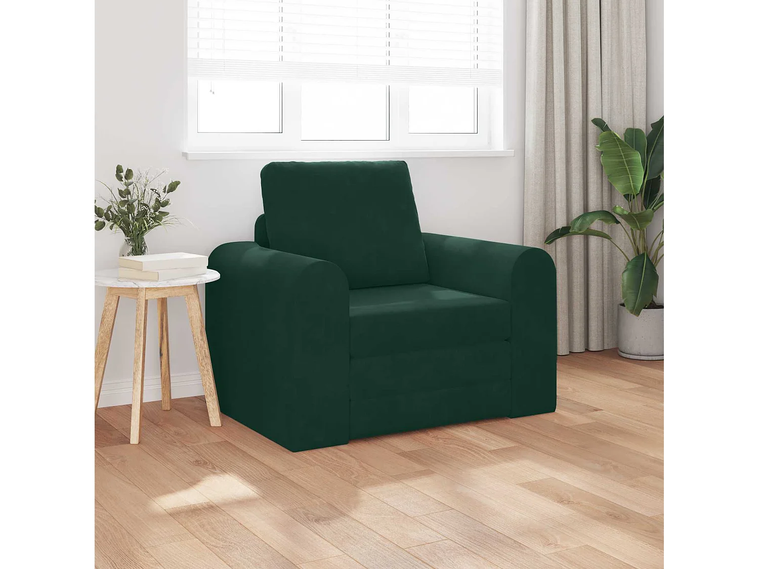 Canapé-Lit Vert foncé 98 x 71 x 83 cm Velours