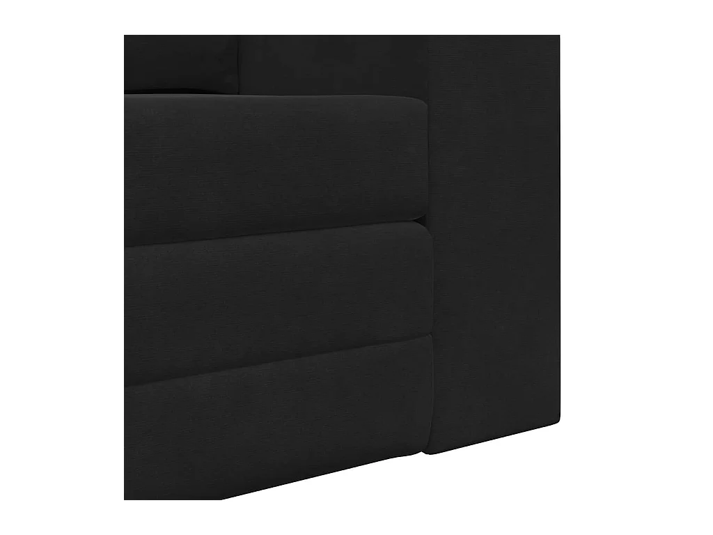 Canapé-Lit Noir 148 x 71 x 83 cm Velours