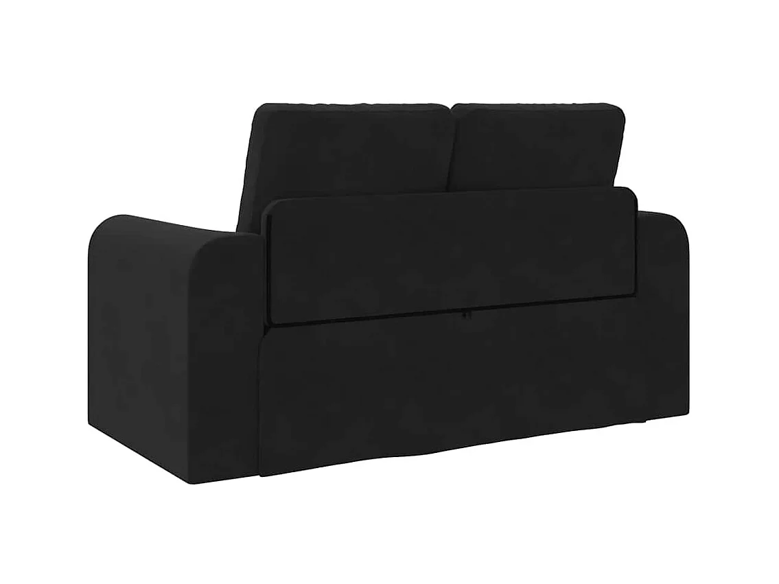Canapé-Lit Noir 148 x 71 x 83 cm Velours