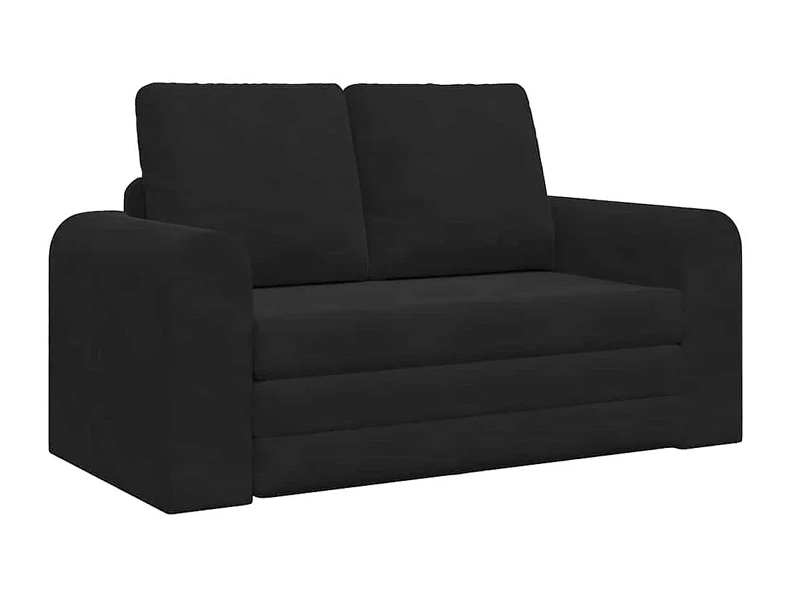 Divano letto 60cm Nero Velluto