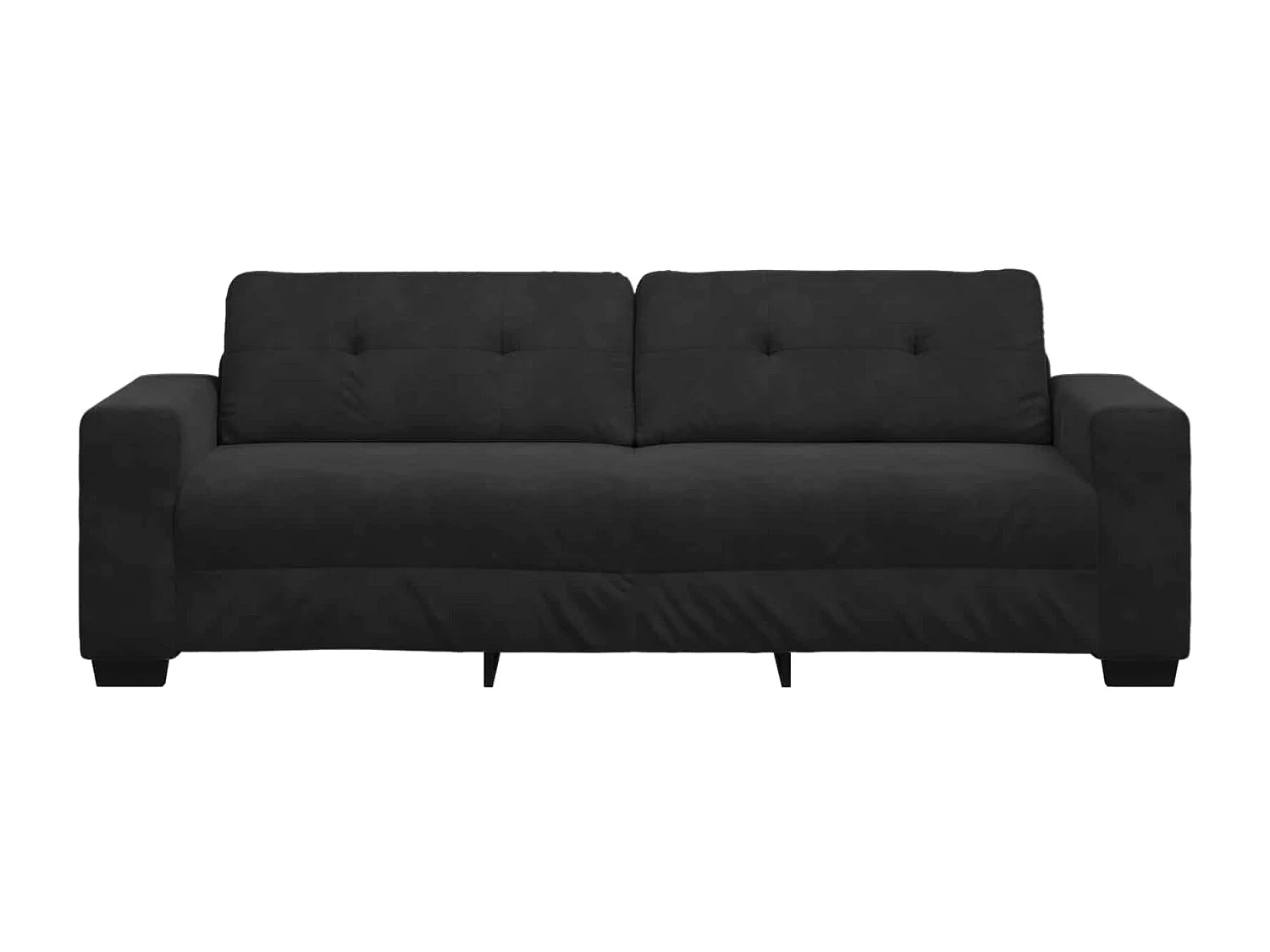 Canapé 3 pcs Rouge Vent Tissu en lin mélangé