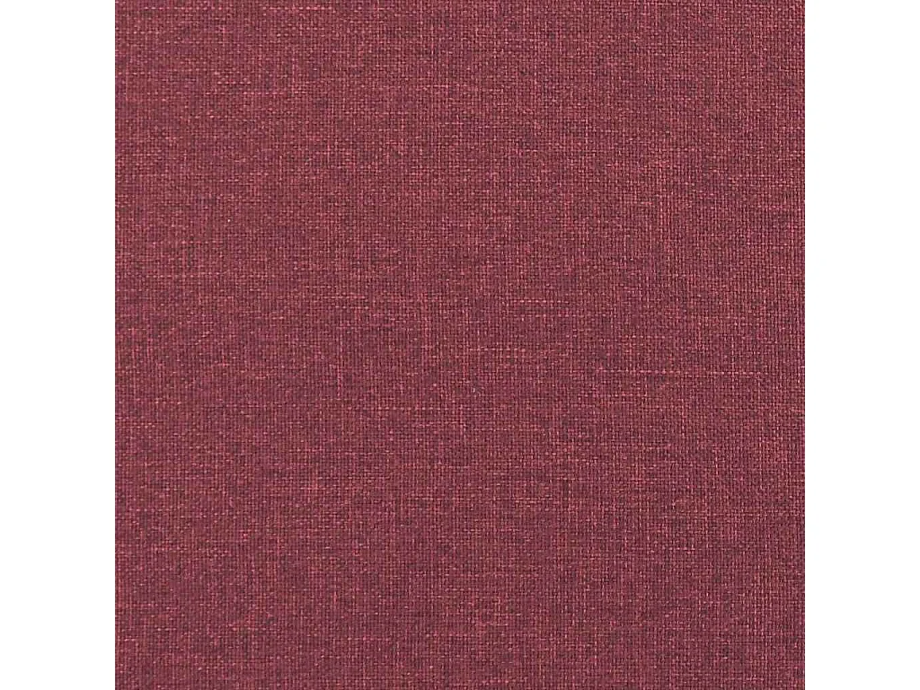 Sofa 3 places avec coussin Rouge bordeaux tissu