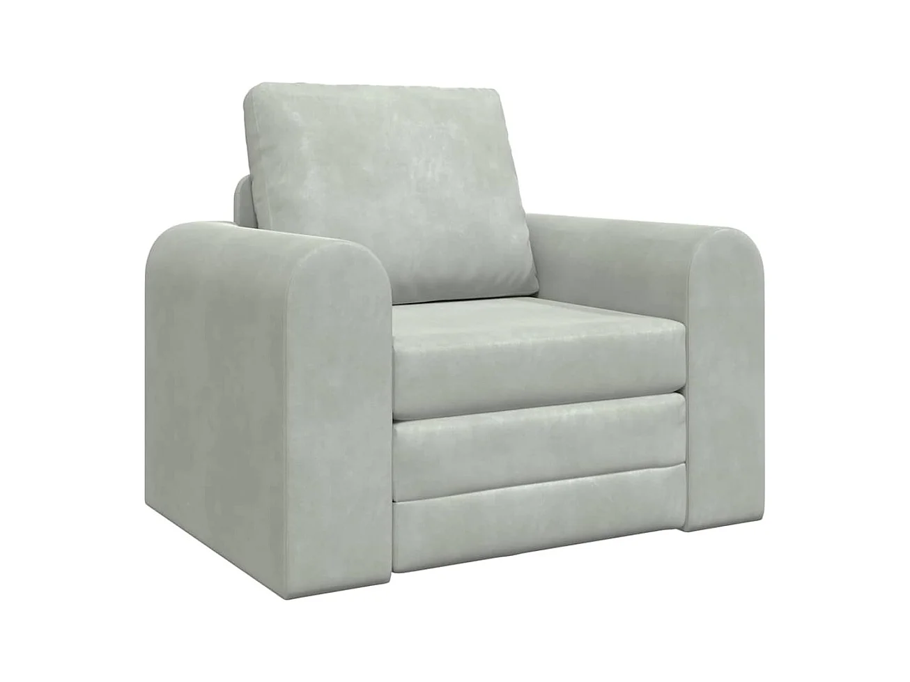 Canapé-Lit Gris clair 98 x 71 x 83 cm Velours