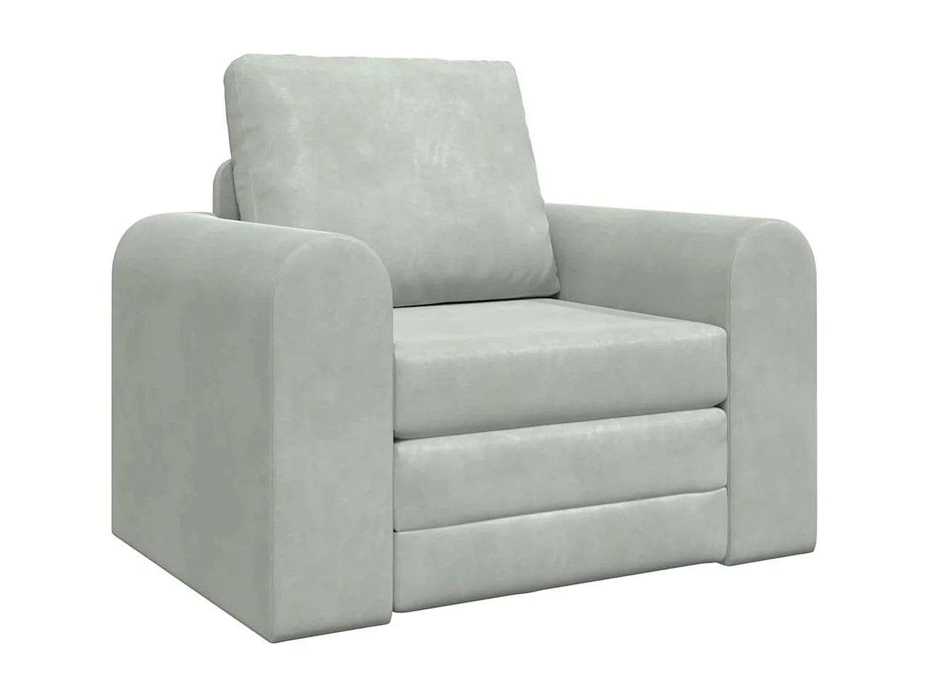 Canapé-Lit Gris clair 98 x 71 x 83 cm Velours