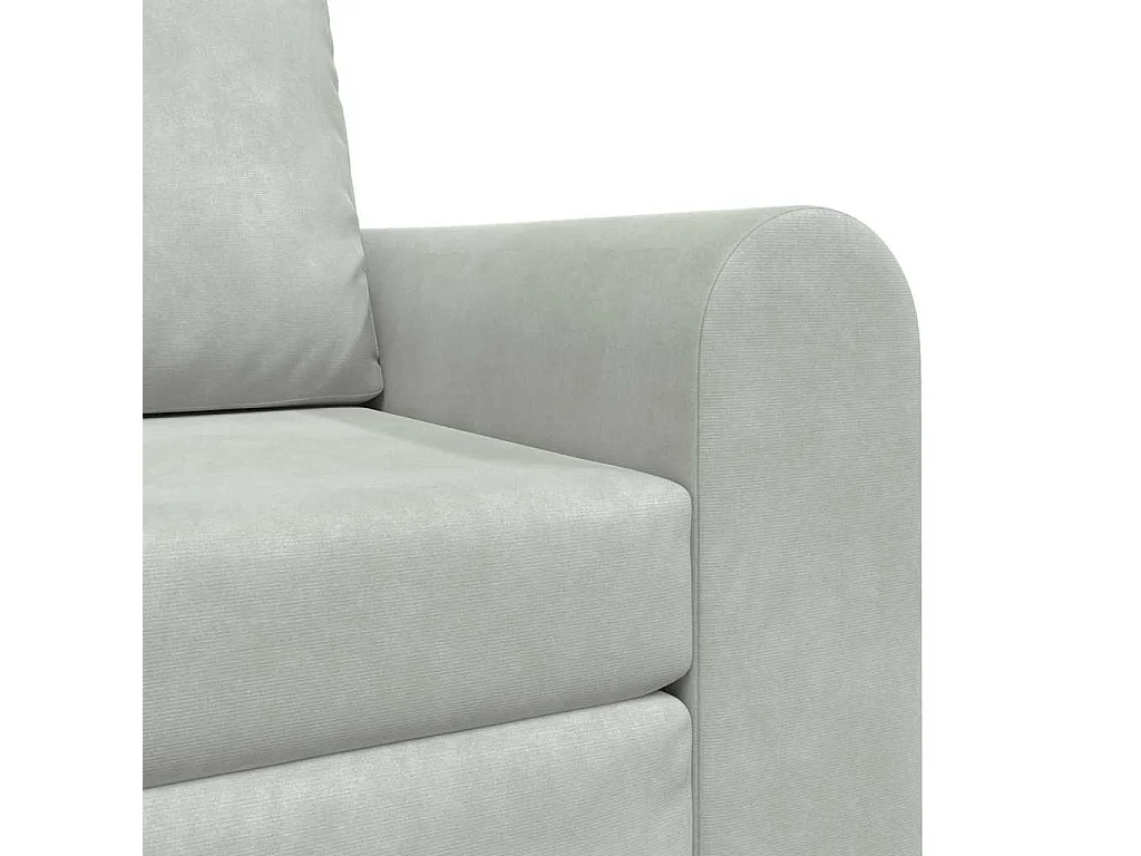 Canapé-Lit Gris clair 98 x 71 x 83 cm Velours