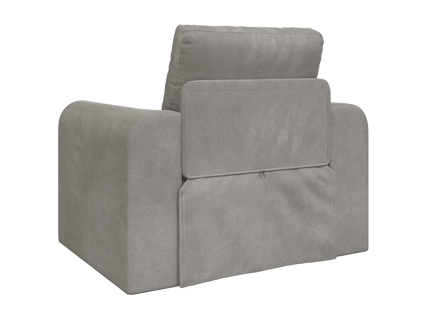 Canapé-Lit Gris clair 98 x 71 x 83 cm Velours