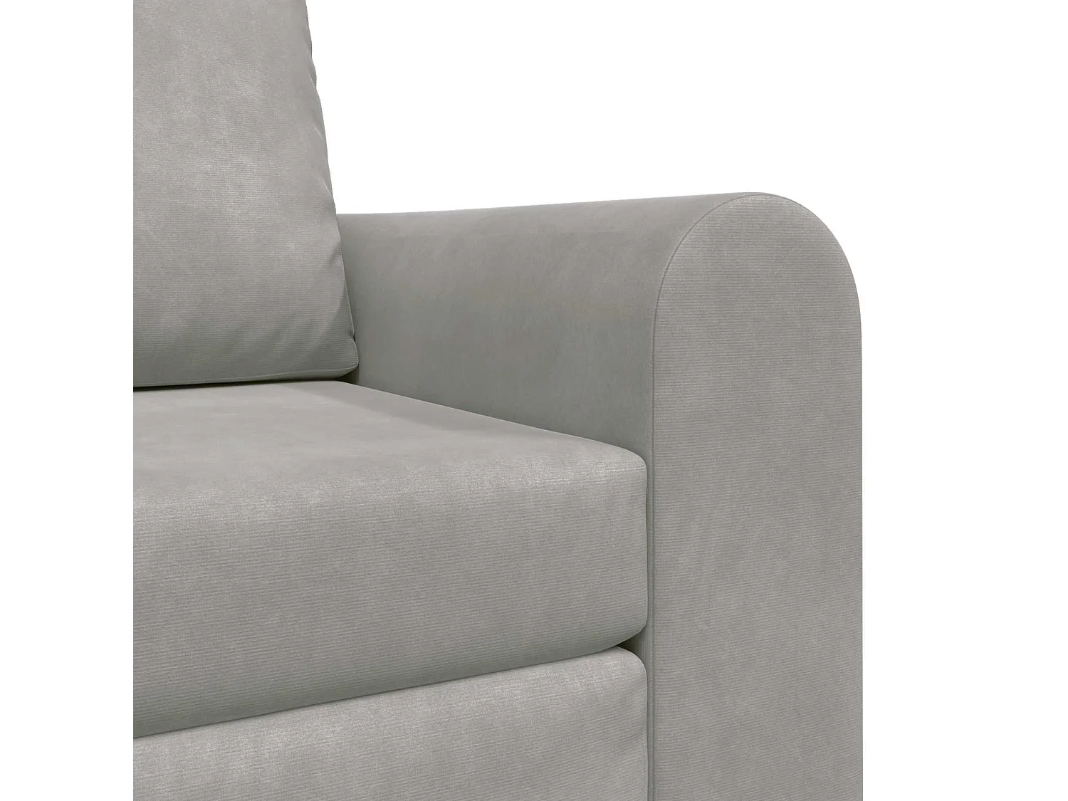 Canapé-Lit Gris clair 98 x 71 x 83 cm Velours