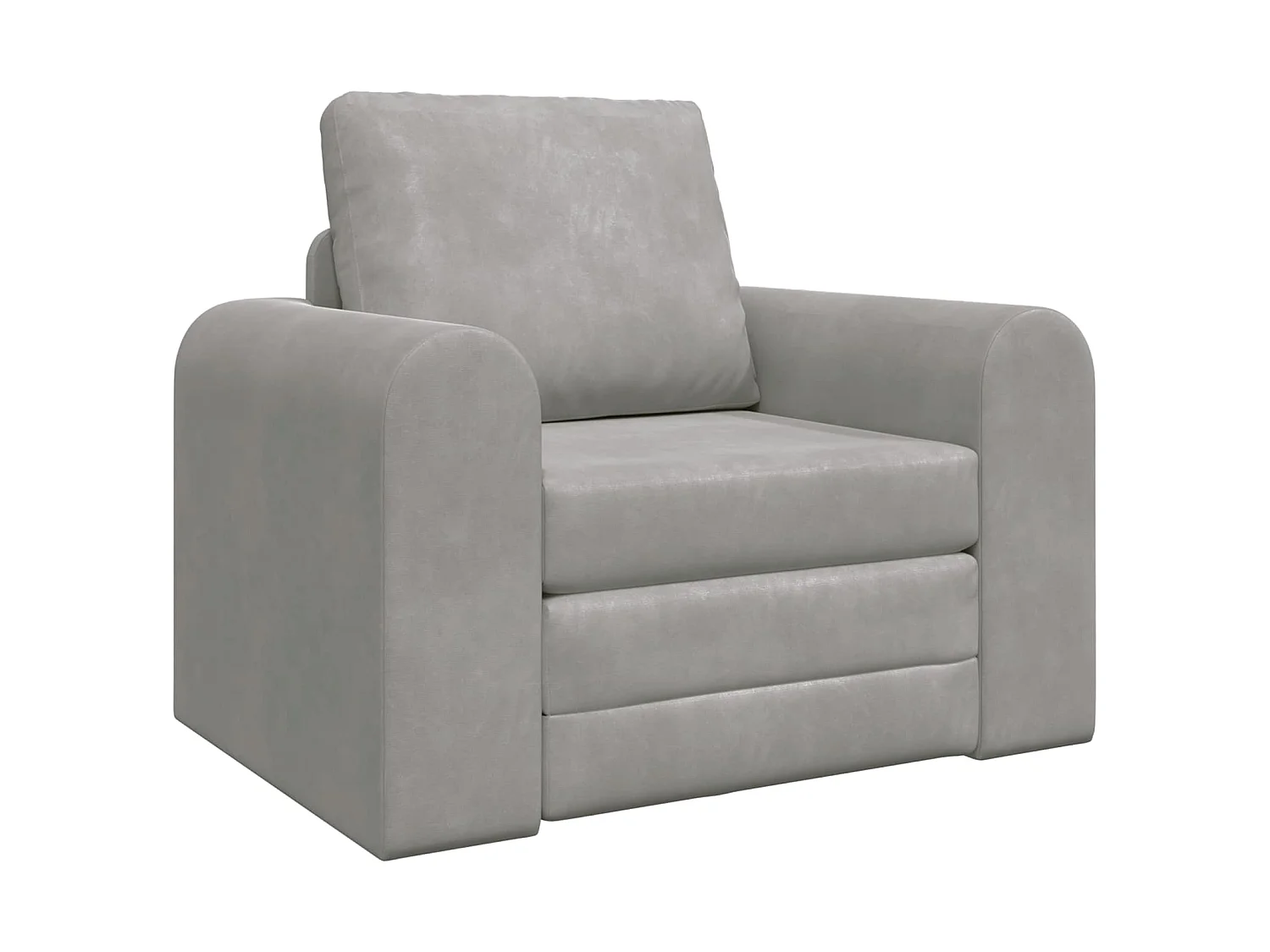Canapé-Lit Gris clair 98 x 71 x 83 cm Velours