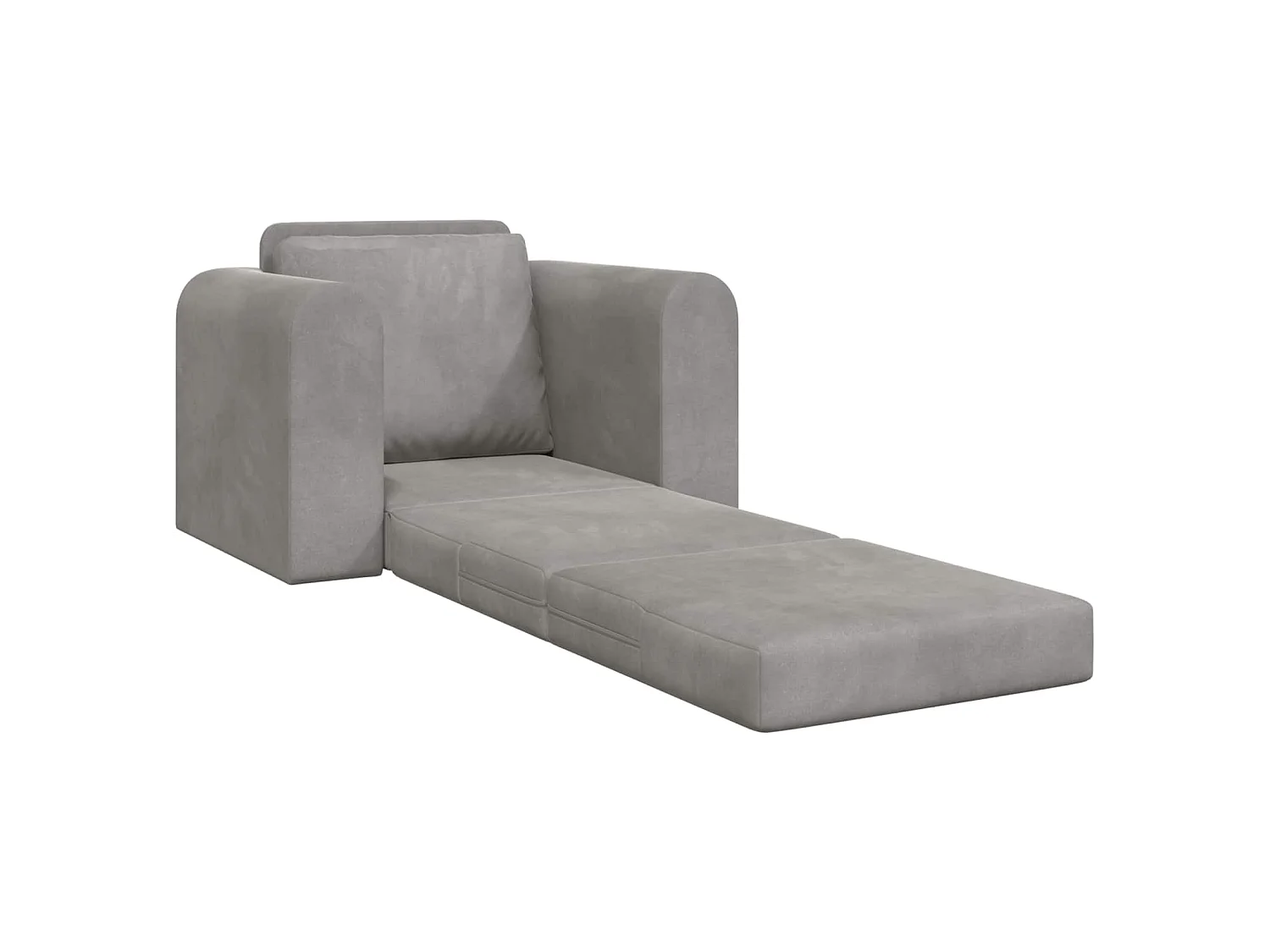 Canapé-Lit Gris clair 98 x 71 x 83 cm Velours