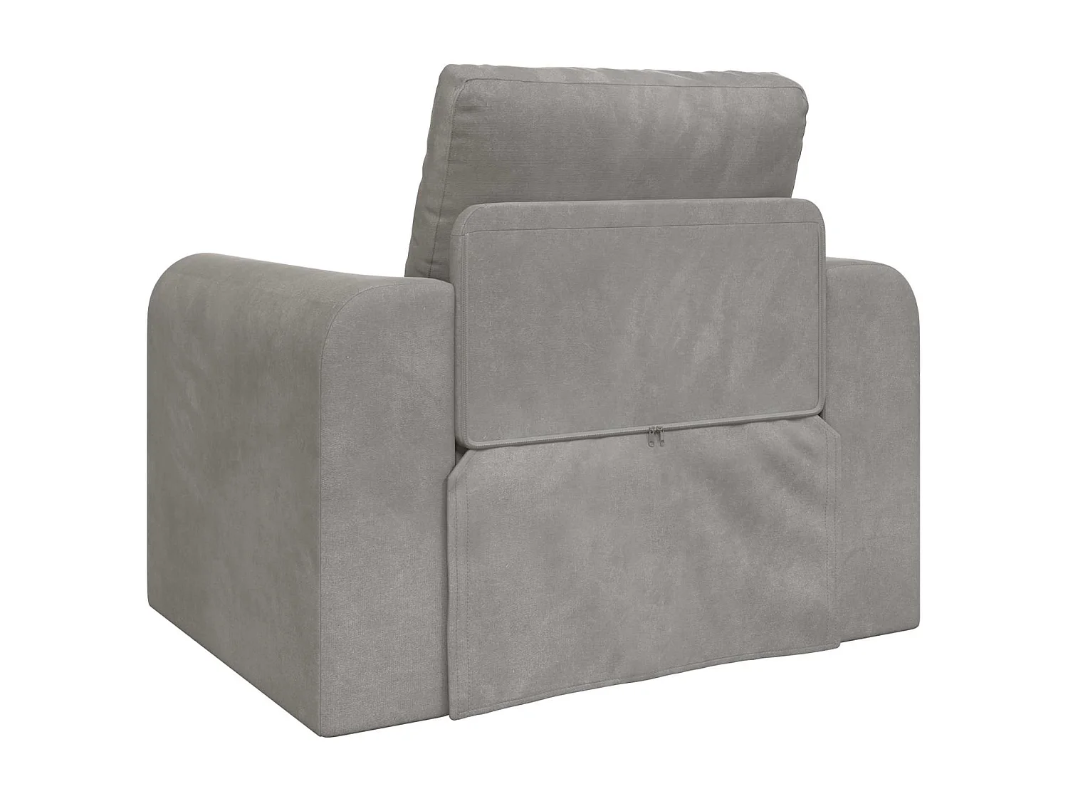 Canapé-Lit Gris clair 98 x 71 x 83 cm Velours
