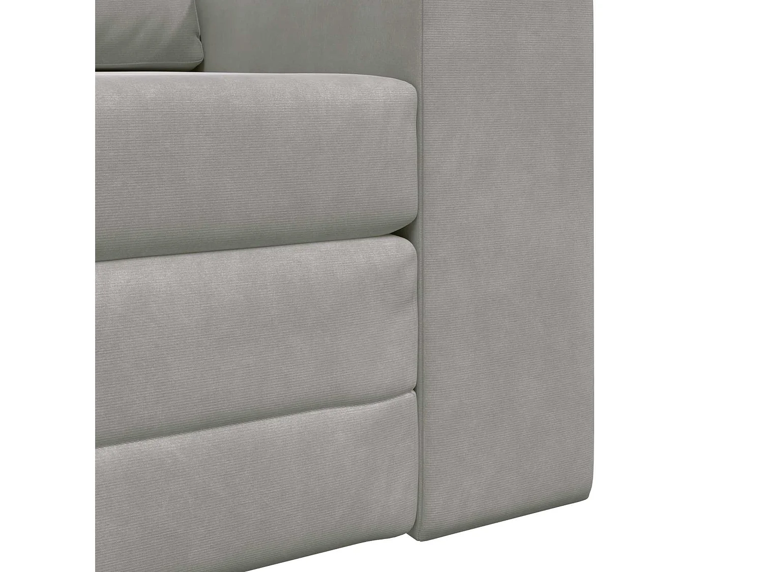 Canapé-Lit Gris clair 98 x 71 x 83 cm Velours