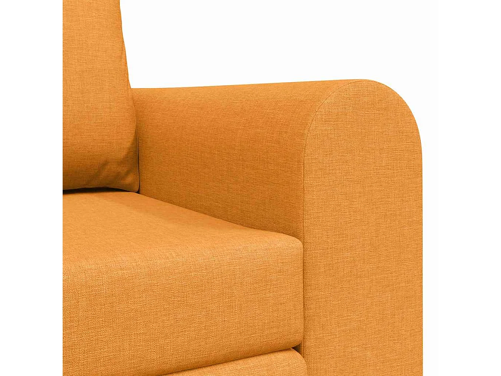 Sofá-Cama Amarelo-escuro 148 x 71 x 83 cm tecido