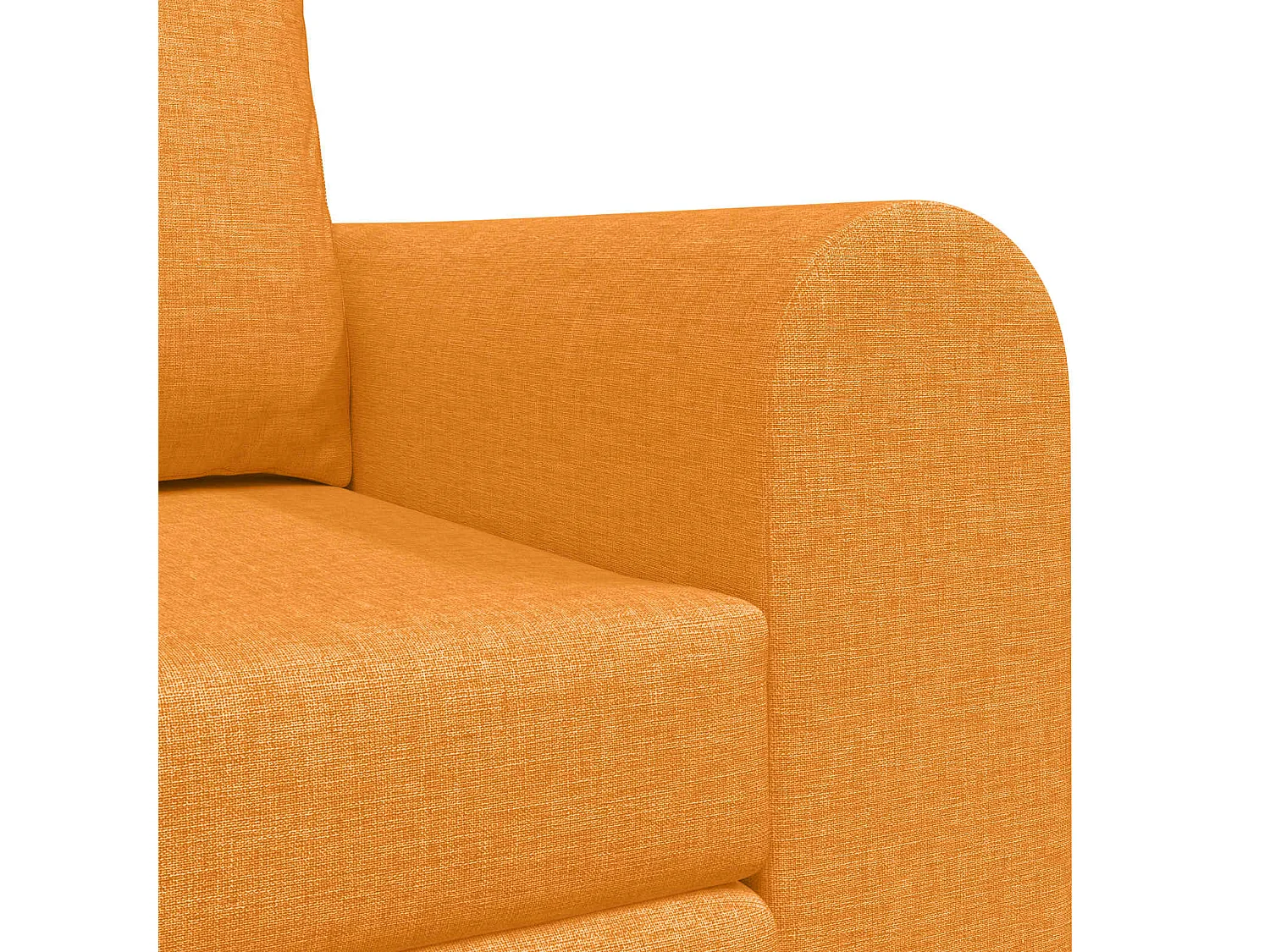 Slaapbank 60cm Donkergeel Stof