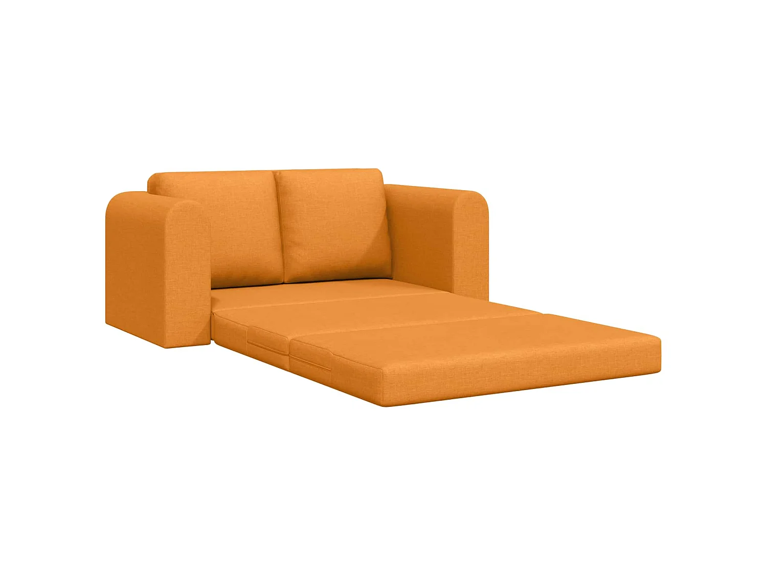 Divano letto 60cm Giallo Scuro Tessuto