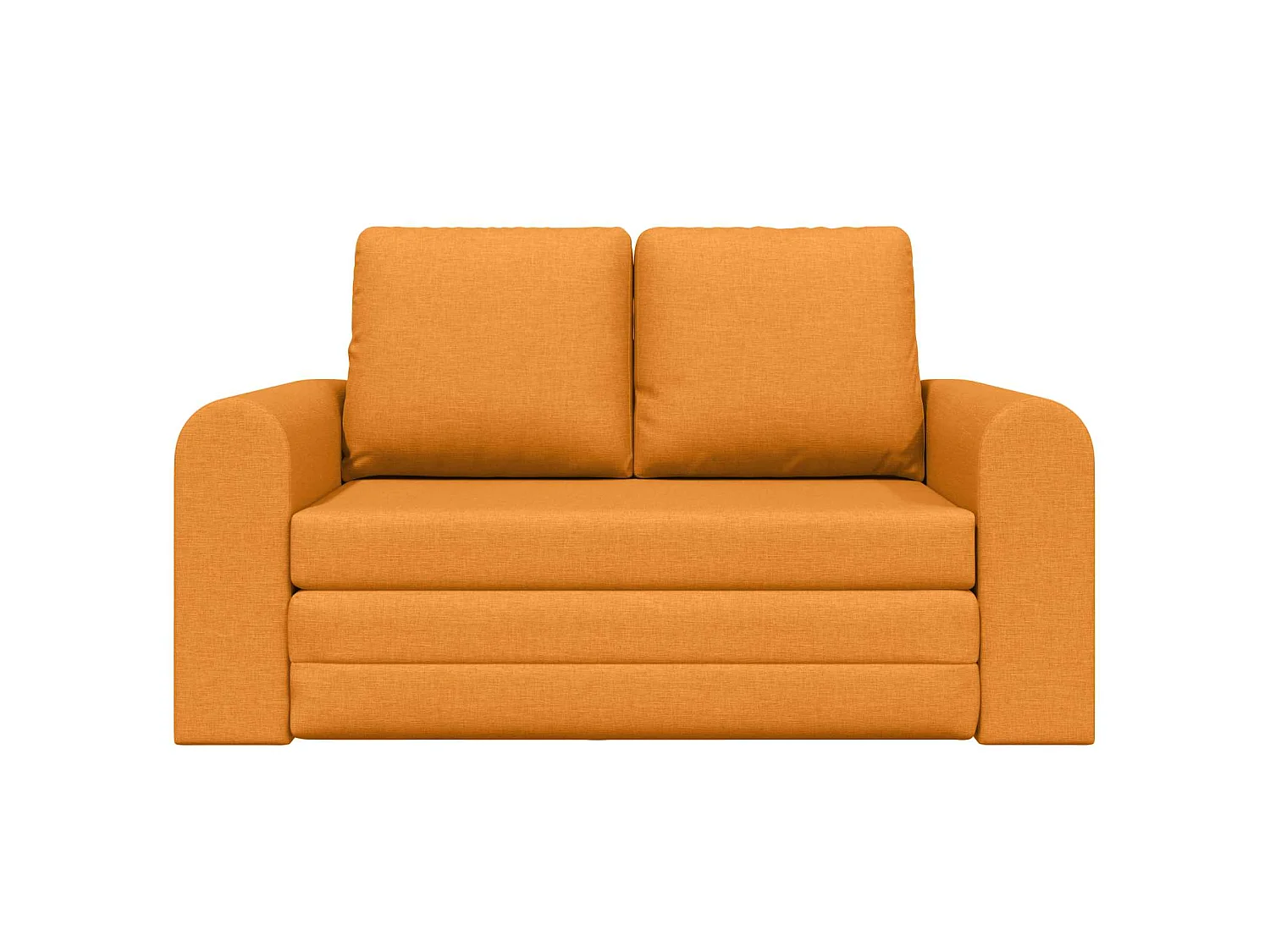 Divano letto 60cm Giallo Scuro Tessuto