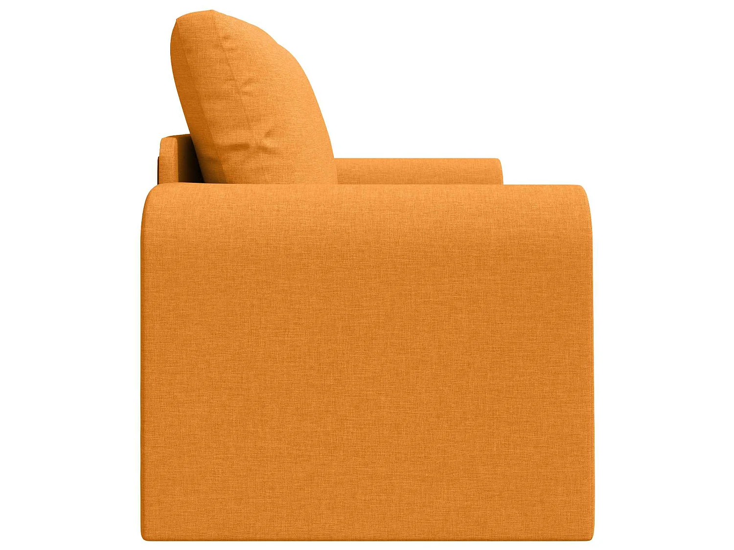 Divano letto 60cm Giallo Scuro Tessuto