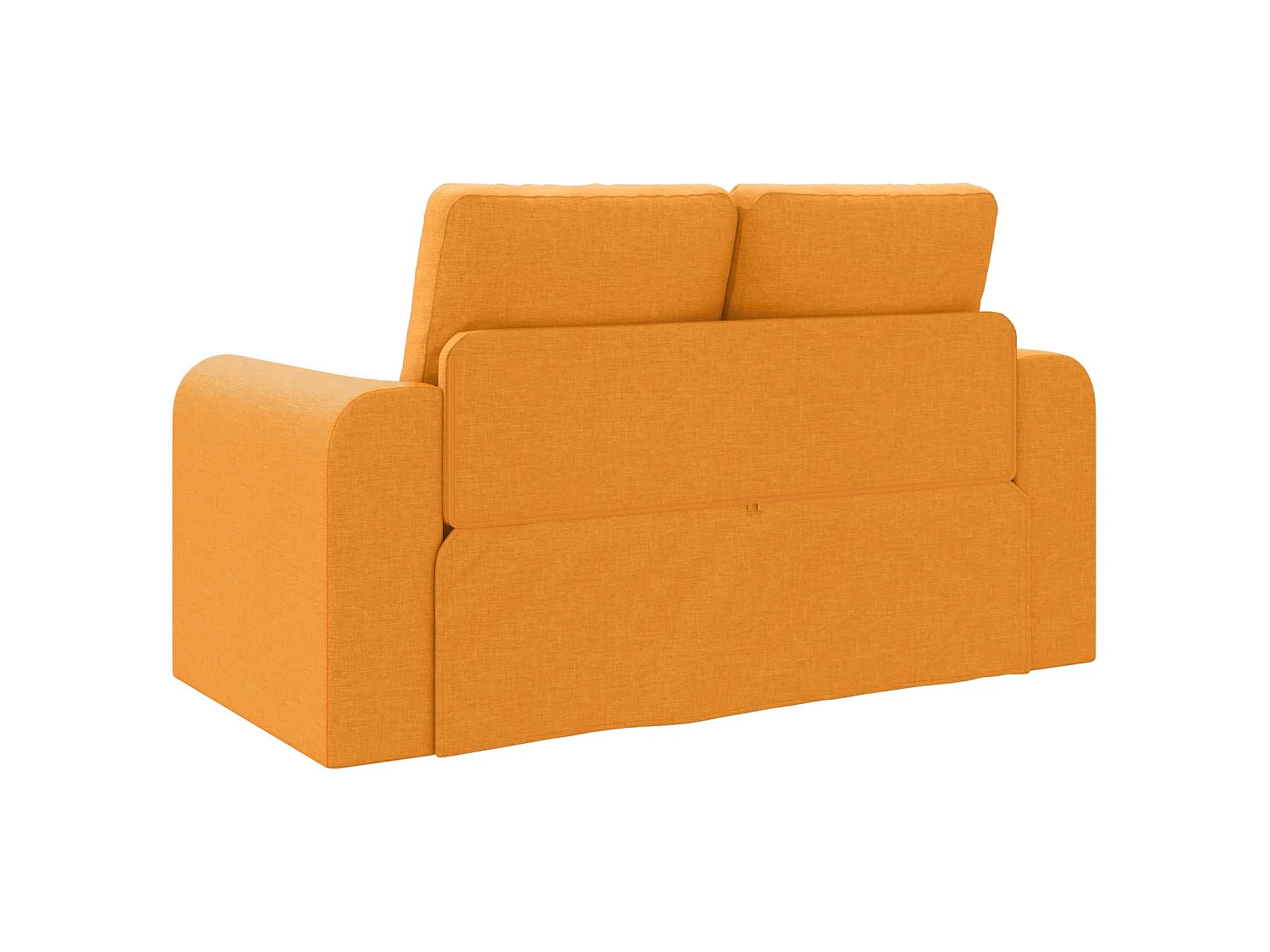 Divano letto 60cm Giallo Scuro Tessuto