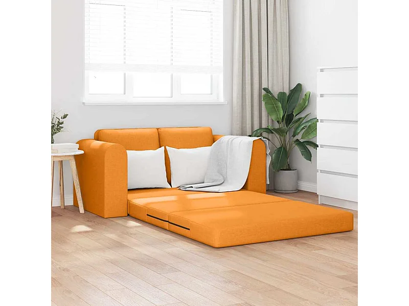 Sofá-Cama Amarelo-escuro 148 x 71 x 83 cm tecido