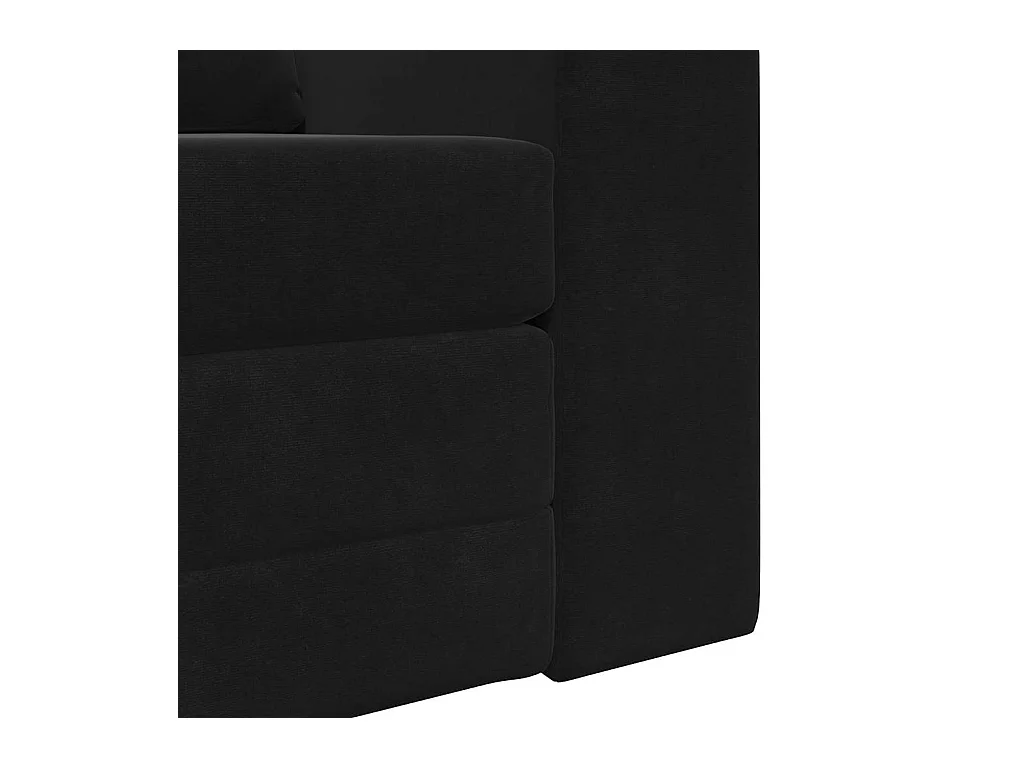 Canapé-Lit Noir 98 x 71 x 83 cm Velours