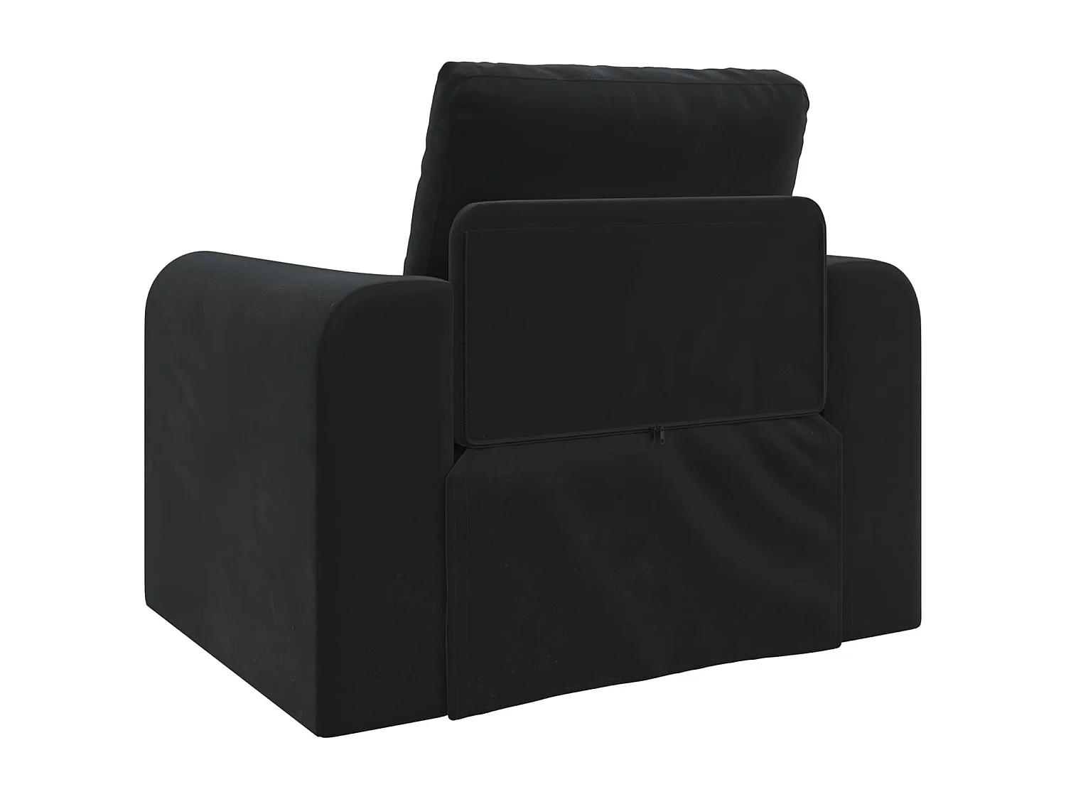 Divano letto Nero 98 x 71 x 83 cm Velluto