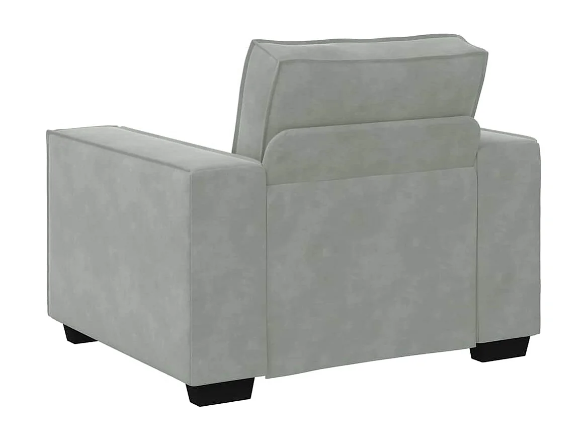 Ensemble de Canapés 3 pcs Gris 220 x 78 x 84 cm Velours