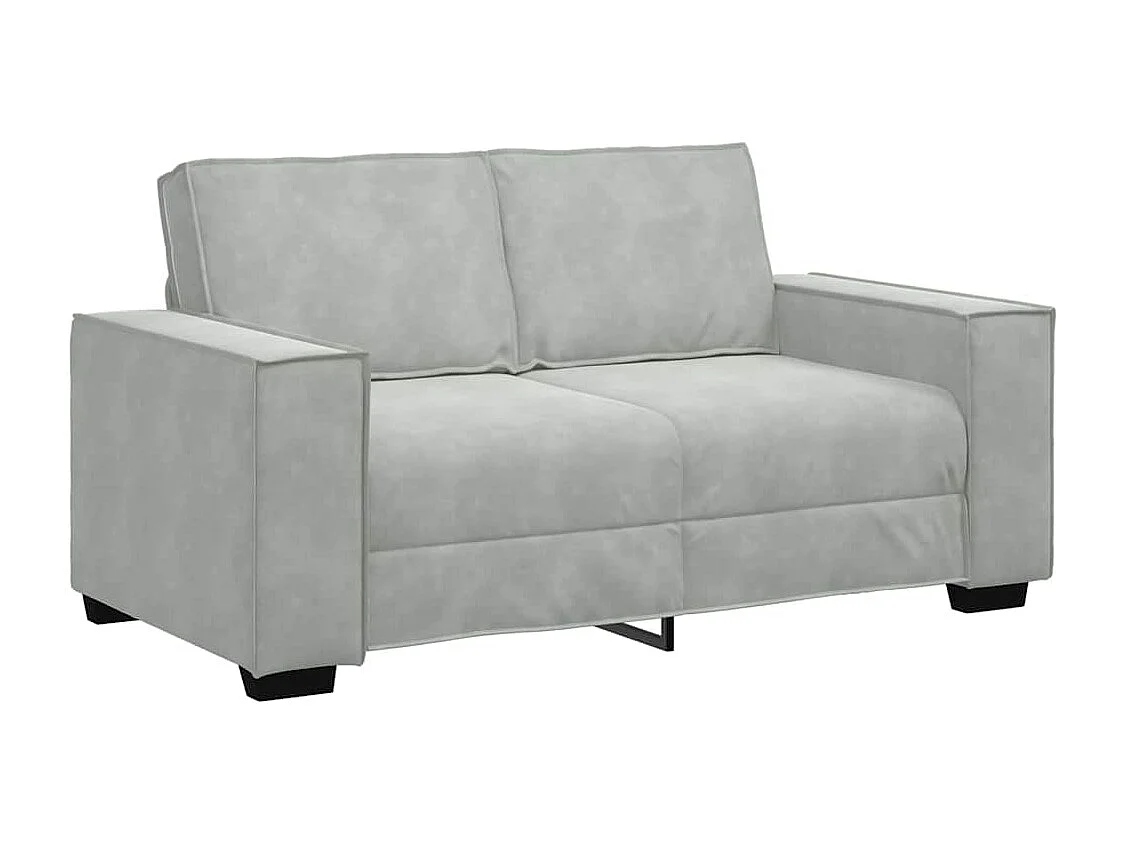 | Juego de Sofá | con cojín 3 pcs Gris 220 x 78 x 84 cm Terciopelo