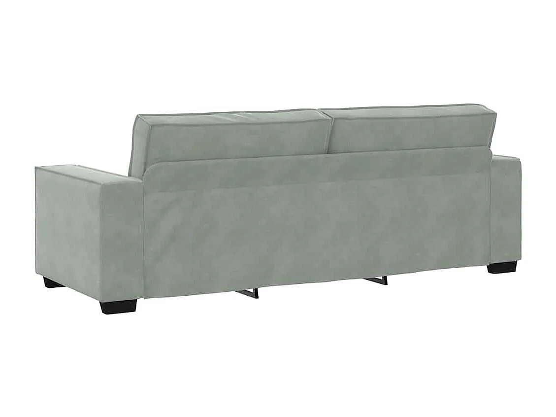 | Juego de Sofá | con cojín 3 pcs Gris 220 x 78 x 84 cm Terciopelo