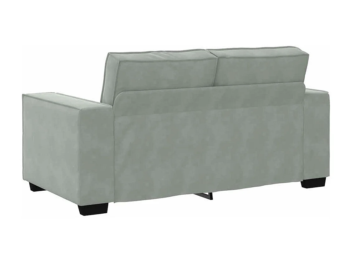 Canapé 3 pcs Gris clair 220 x 80 x 84 cm Tissu en lin mélangé