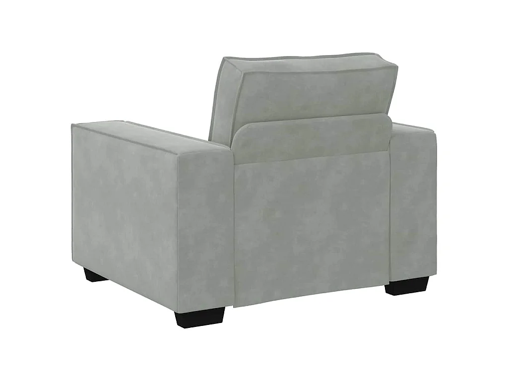 Canapé 3 pcs Gris clair 220 x 80 x 84 cm Tissu en lin mélangé