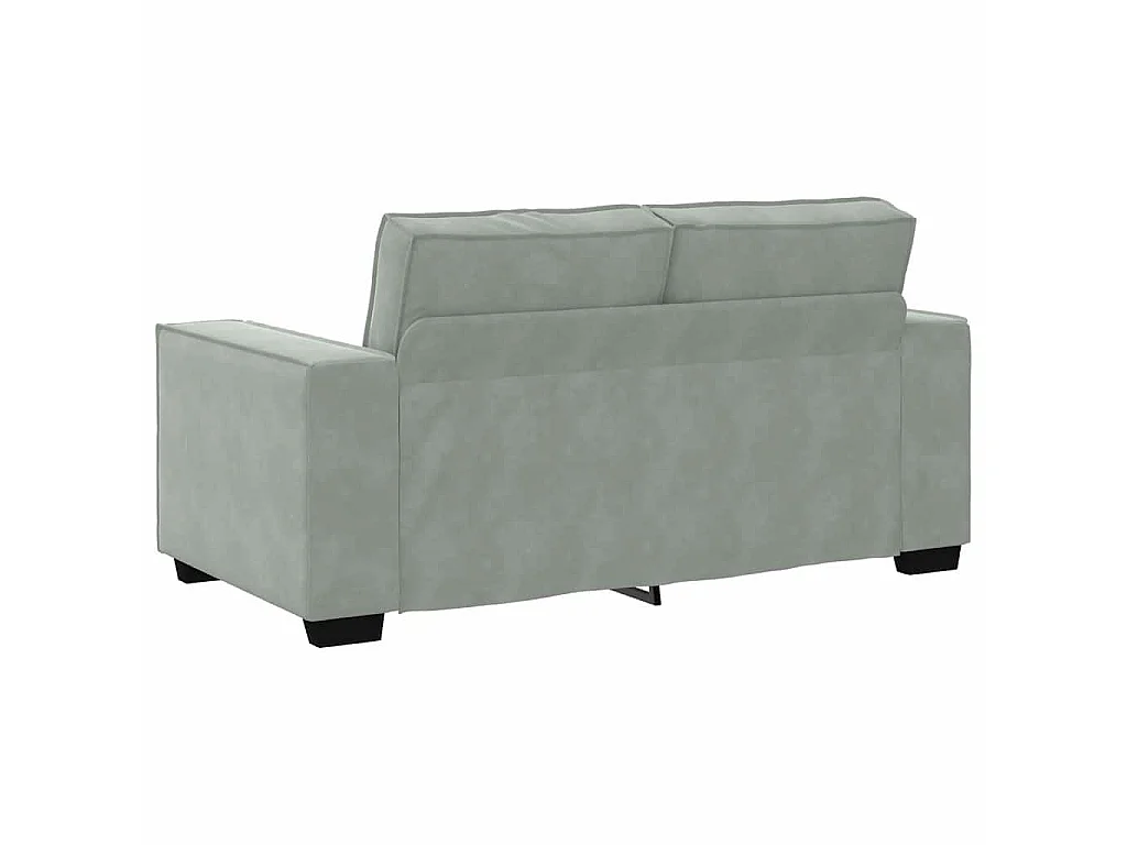 Canapé 3 pcs Gris clair 220 x 80 x 84 cm Tissu en lin mélangé