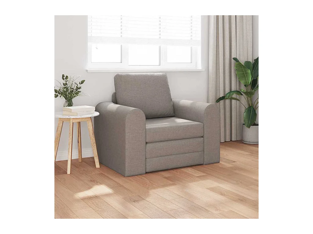 Canapé-Lit Taupe 98 x 71 x 83 cm tissu