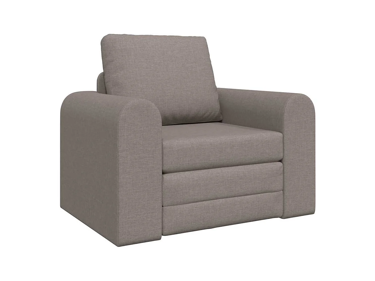 Canapé-Lit Taupe 98 x 71 x 83 cm tissu