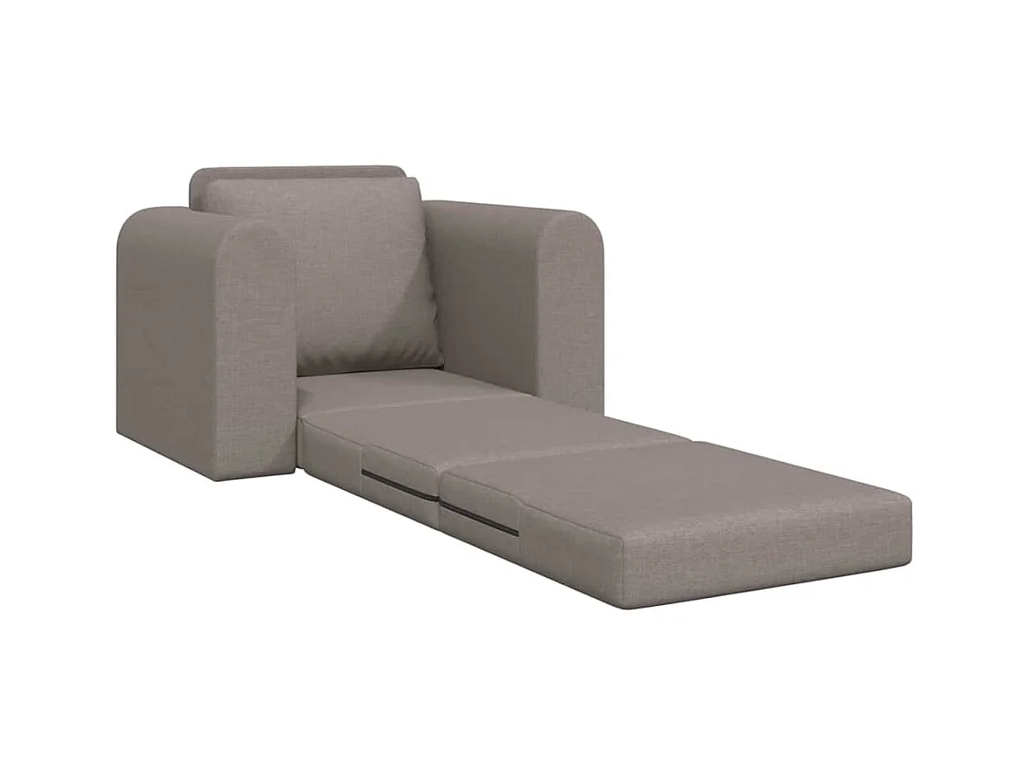 Canapé-Lit Taupe 98 x 71 x 83 cm tissu