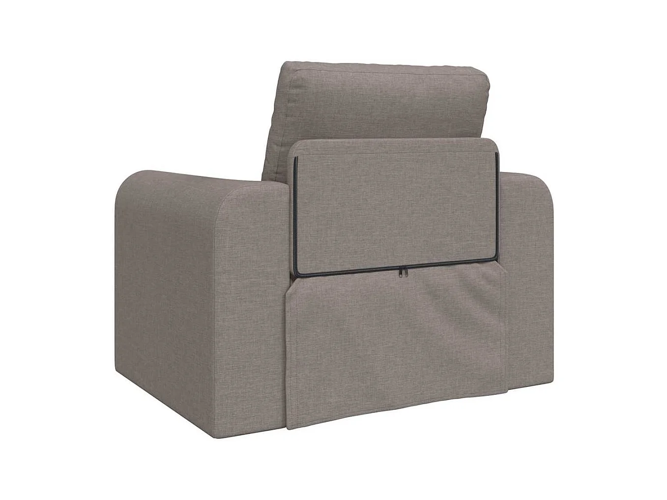 Canapé-Lit Taupe 98 x 71 x 83 cm tissu