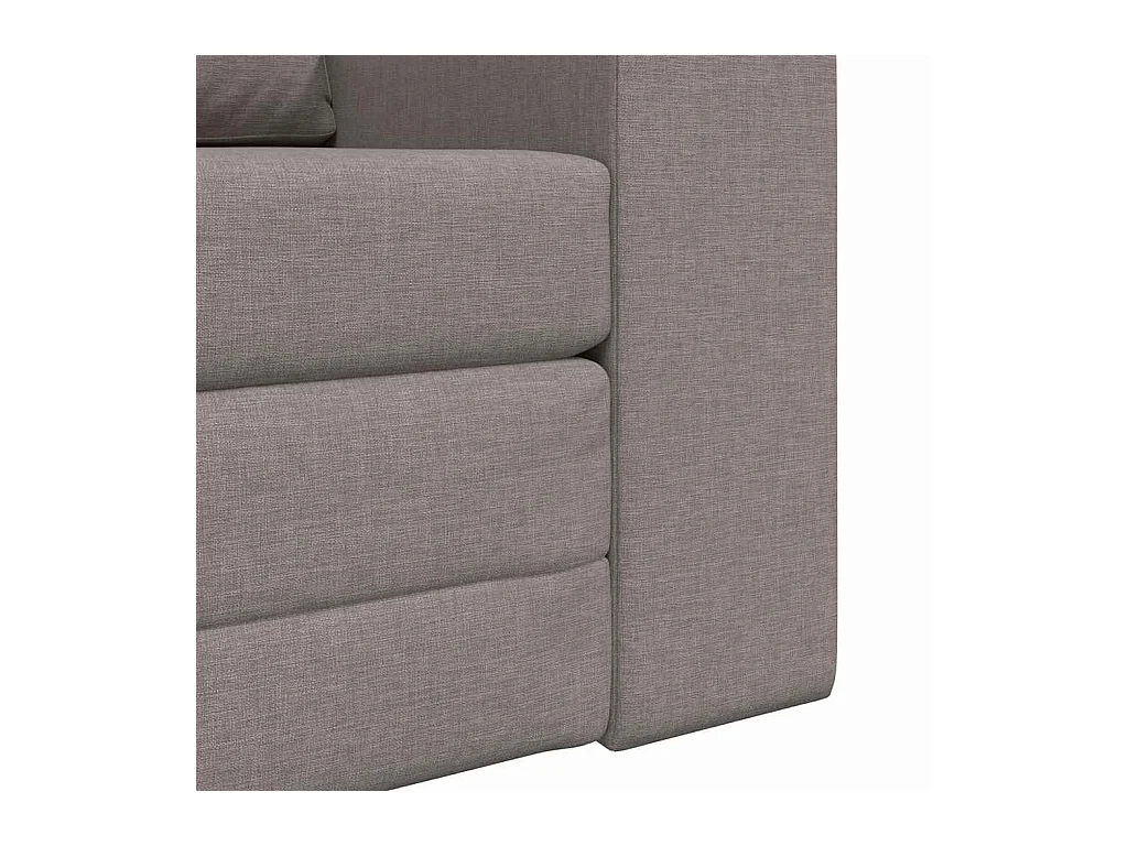 Canapé-Lit Taupe 98 x 71 x 83 cm tissu